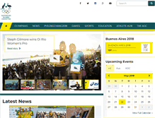 Tablet Screenshot of corporate.olympics.com.au